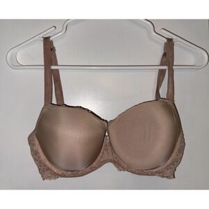 Victorias Secret Dream Angels Lined Demi Beige Size 32DD